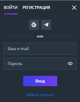 Вхід в особистий кабінет Jet Casino